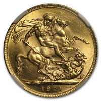 1911-C Kanada Gold Sovereign MS-NGC