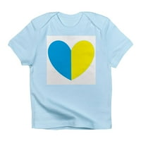 Cafepress - stojim sa ukrajinskim srčanim majicom - Dojenčad majica