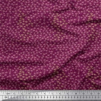 Soimoi pamučni dres tkanine umjetničko cvjetno kosicanje tkanina za ispis od dvorišta široko