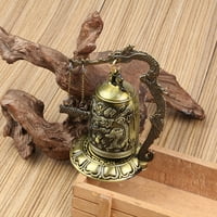 Feng Shui Dragon Bell Vintage Mala isklesana brončana Dragon Lock Bell Chinese Feng Shui Luck Decor Ornament Arts Crafts Collectibles Decor Decor