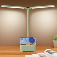 Loopsun LED svjetla za spavaću sobu s dvostrukom glavom LED stočna svjetiljka s držačem olovke i držačem