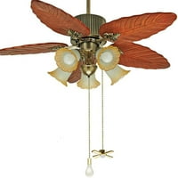 VOIPNI VENTIL FAN lančani ventilator Povucite sa konektorom lanca sa kugličnim lancem koji uključuje svjetlo i ventilator vuče