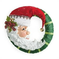 Božić Jolly Santa vijenac ukrasi paste prozorske paste naljepnice