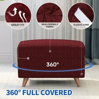 Goory zaštitna kauč na razvlačenje pravokutnika elastična noge Trgovina otporna za prašinu otdomanska klizačka sklizačka kućna spavaća soba