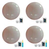 LED na naduvavanje užarenu kuglicu daljinski upravljač LED kuglica lagana bazen igračka boja užarena