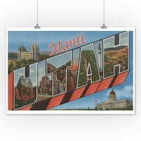 Manti, Utah - velike scene slova