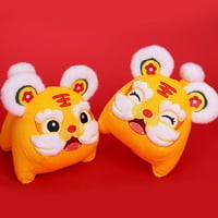 Bulltz plišana lutka ugodna pažljiva izrada PP pamučna kineska nova godina slatka tigra plišana igračka za dom