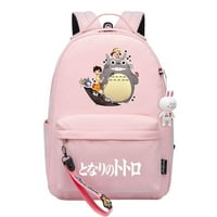 Bzdaisy Totoro ruksak - sladak, moderan i prostran za slobodno vrijeme sa dvostrukim bočnim džepovima