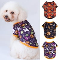 Majica za kućne ljubimce od tiskane majice za pse, štene za male srednje pse Teddy francuski buldog chihuahua