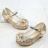 Djevojke Flats Sparkle Party Mary Jane Princess Haljina cipele za vjenčanje
