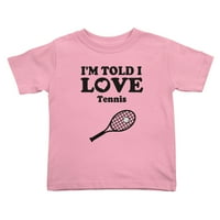 Rekao sam da volim tenis slatke majice malih majica za dječake