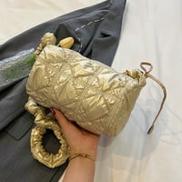 Alloet ženske torbe casual prekrivene križne torbe u obliku cijevi u obliku cijevi