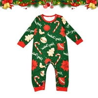 Lenago Usklađivanje obiteljske božićne pidžame Božić sa roditeljskim outfitnim dječjim dječjim dječjim
