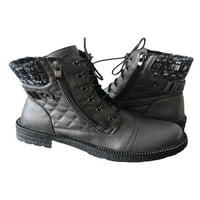 Difumos Women Comboert Boot patentni zatvarač kratki čizme bez klizanja čizme za gležnjeve vanjske udobne