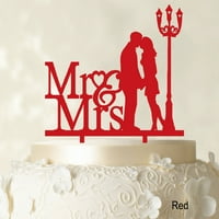 Gospodin i gospođa Court Tomper Topper Crvena torta Topper opcija je dostupna 6 - 7 široka