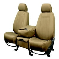 Caltend Prednje kante Neoprenske poklopce sjedala za 2012 - Toyota Prius C - TY480-06PA bež umetci i ukrašavanje