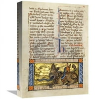 in. Krokodil i hidrous Art Print - Franco-Flamansh 13. vek