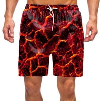 Oznaka kupaćih trupa Muške proljeće Ljetne casual Hlače hlače tiskane sportske hlače na plaži sa plivajućim kratkim hlačama mali crveni crveni medij