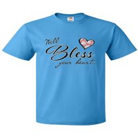 Inktastic bunar blagoslovi svoje srce s cvjetnim majicom za ispis