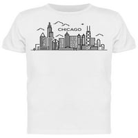 Majica Chicago City Silhouette Muškarci -Mage by Shutterstock, muški XX-Large