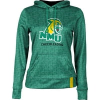 Ženski zeleni sjeverni Michigan Wildcats navijački pulover hoodie