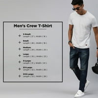 Radyan's Muška posada ultra meka obična odrasla majica za muškarce - majice kratkih rukava - obične