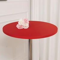 Ugrađeni crveni okrugli stolnjak za koktel tablica za tamponu Spande preklopna traka za stol elastične rastezanje stolnjaka