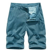 Clearsance YoHome Muški kratke hlače Ljetna casual ravna odjeća Tanke sportove Ravne pamučne polovine