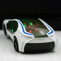 GZWVW 3D Supercar Style Električna igračka sa svjetlima na točkovima i glazbe Dječji dječaci Djevojke