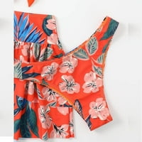 Spremi velike ženske kostim bikinije ljetne modne ugodne odjeće za djevojčice Havajski tropsko print