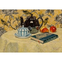 Georges Emile Lebacq Crna modernog uokvirenog muzeja Art Print pod nazivom - Crni čajnik
