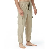 CACOMMARK PI muške teretne pantalone staze mens kombinezon pusti boje casual elastičnih struka Multi-džepne