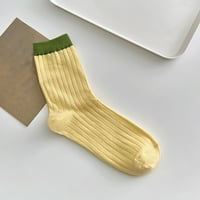 Qazqa Žene Ležerne prilike Slatki smiješni patchwork Color Solid Boja čarape