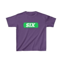 Proslava šestog rođendana - Tekstualna poruka BO 'Six' Kids majica