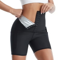 Ženske novne zvezne hlače Žene stovepipe točke pantalone Žene fitness džepne hlače Yoga kratke hlače