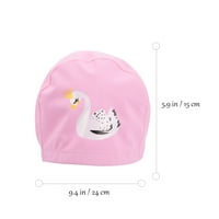 Plivanje šešir crtani plivanje plivanja PVC plivanje šešira elastična plivajte navlaka za toddler