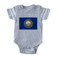 Cafepress - New Hampshire Zastava - Slatka novorođenčad za bebe fudbal