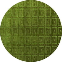 Ahgly Company u zatvorenom okruglom sažetkom zelene moderne prostirke, 5 'krug