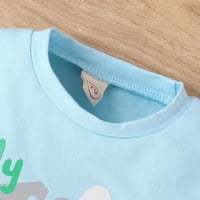 Unise Baby Onegeie odjeća Uskrs dugih rukava crtani zec tiskani pulover Rompers Bodysuits Toddler Slatka