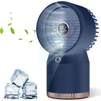 Mulanimo prijenosni mini ventilator sa 610ml Veliki kapacitet spremnik za vodu Digitalni prikaz miran