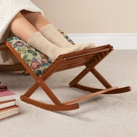 Deluxe sklopivi za nošenje za ljuljanje, podesiva preklopna stolica za stopala sa jastukom za tapiseriju
