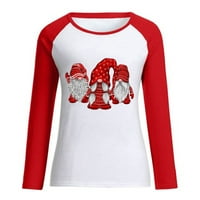 Sjajne ženske bluze čišćenje Ženska božićna košulja za odmor Sezona - poklon za ljubavničke majice dugih