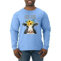 Divlji bobby, dobra hrana Dobro raspoloženje smiješno slatka krava životinja ljubitelj muške majicu
