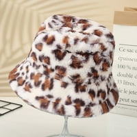 Cherryhome zimski kantu Leopard Ispiši zimski ribolovski šešir s podesivim kašikom za vjetrove otporne
