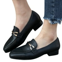 Ženske cipele Modne casual cipele Male guste potpetice meke jedinice vodootporne casual cipele crne