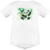 Akvarel Panda Bodysuit novorođenčad -Image by Shutterstock, mjeseci