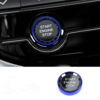 Pogodno za Jaguar F-PACE XEL XFL XE XF Entefikacija za modifikaciju za unutrašnjost, Kristalno dugme za pokretanje dugmeta ukrasna naljepnica