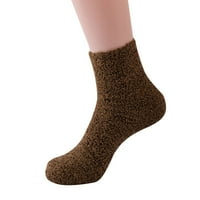Simu Socks za žene Zimske bombonske cijevi Socks Coral Socks Podne čarape Soled Boja tople čarape Prozračne