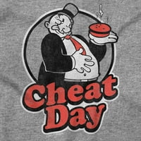 Wimpy Cheat Day Popeye Sailor Man Crewneck T košulje Djevojka TEEN BRISCO Brends L
