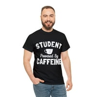 Student pokreće kofeine unise Graphic majica, veličina S-5XL
